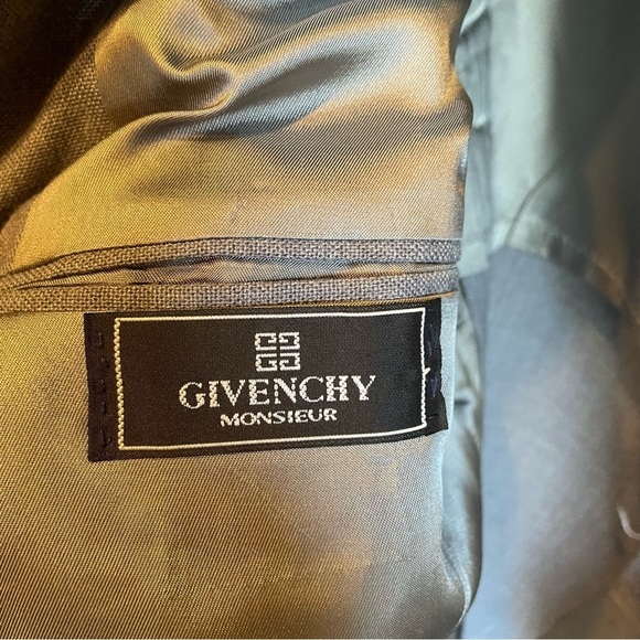 Vintage Givenchy Blazer Mens 44 Single Breasted Sport Coat Jacket - Picture 9 of 11